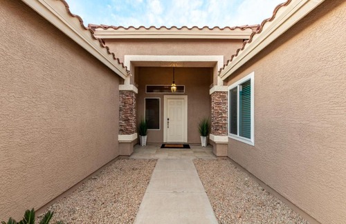 South Mountain Maison | Phoenix Backyard Oasis Pool Home! Sleeps 12, Game Room and Kids Playset too! home