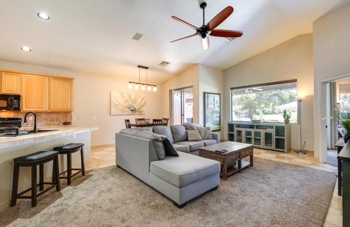 South Mountain Maison | Phoenix Home on Golf Course Pool and Hot Tub Access