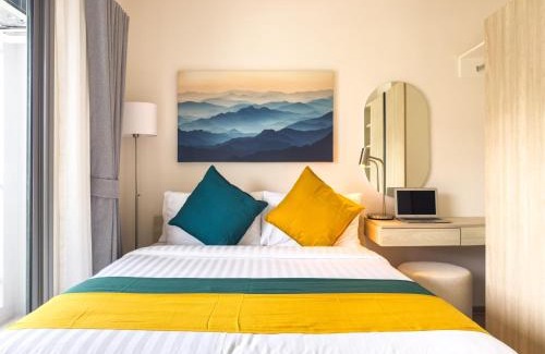 Phuket Appartement | PHYLL Condo Private Beach Vibes at Central Phuket 1 BR Unique Garden View