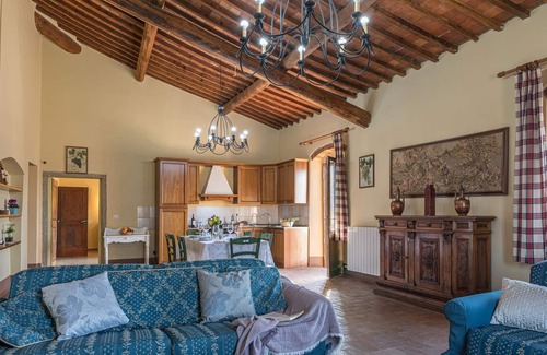 Pieve a Presciano Villa | Maison individuelle, 6 couchages, entourée d'oliviers et de vignes, jardin avec piscine privée, belle