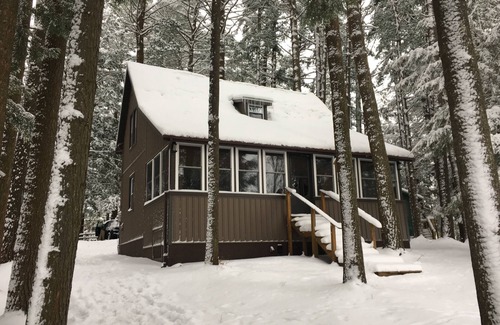 Brantingham Cottage | Pine Cone Point, charmant camp ADK, 180 'au bord du lac sur le lac Brantingham vierge
