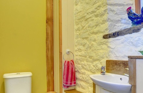 Llanwrda Maison | Conversion de grange du 17ème siècle conservant une grande partie de son caractère original. Espace de vie ouvert avec l