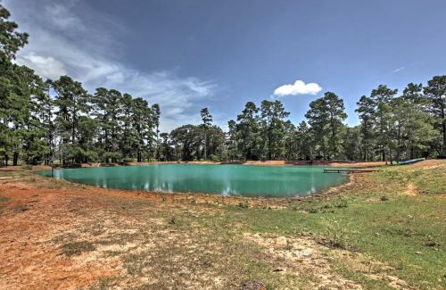 Waller Maison | Plantersville Cabin on 50 Acres with Pond and Fire Pit
