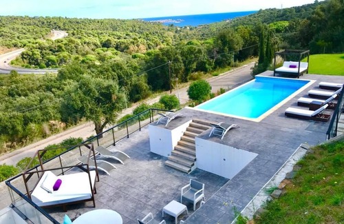Calonge Maison | Platja d'Aro Villa, Mer et Montagne Vues 17 invités