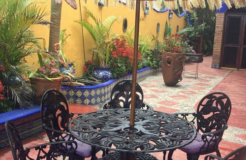 Los Ayala Appartement | Playa Suite: Suite en bord de mer avec patio privé au milieu de jardins tropicaux