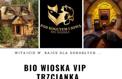 Skarszewy Maison | Pod Kogutem i Sową - Bio Wioska z domkami Premium w góralskim stylu dla dorosłych