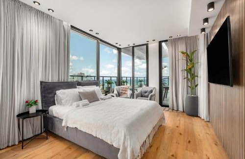 Haifa Appartement | Pool & Jacuzzi Seaview Penthouse by Sea N' Rent