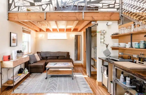 Mississippi District Cottage | Portland's LemonDoor Micro-Loft surrounded by lush gardens in fun, close-in area