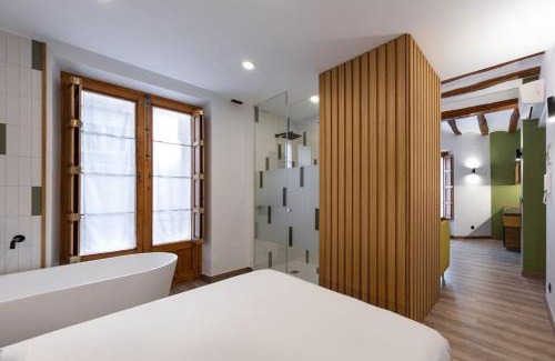 Alcoy Appartement | Precioso loft con bañera de isla