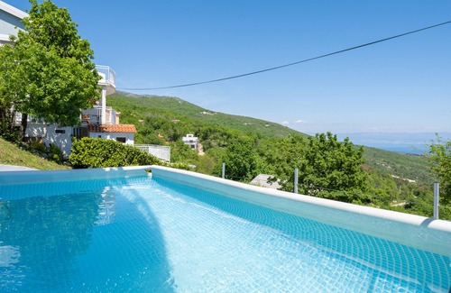Zagorje Maison | Pretty villa with above ground pool, magnificent sea views