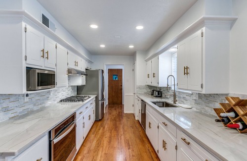 Lakewood Maison | Prime location chic 4BR home with charming pool and yard