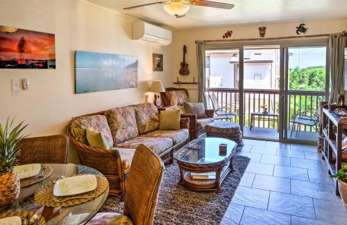 Nawiliwili Appartement | Pristine Lihue Condo with Balcony Walk to Beach!