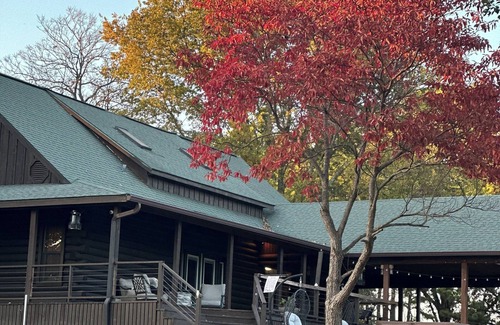 Rombauer Cabine | Private 5 BR cabin on 56 acres. Hot tub, Hunt, fish, and near the lake and town