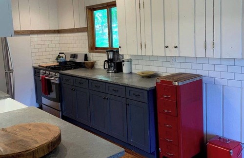 Fleischmanns Cabine | Private Cabin Retreat on 10 Acres! Firepit, custom kitchen, endless green beauty