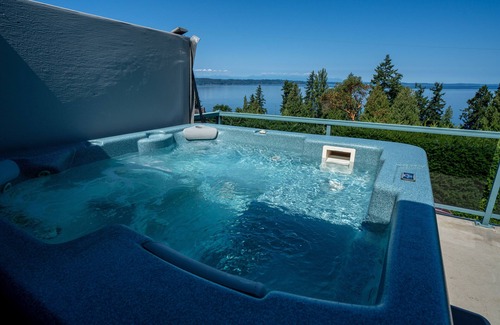 Three Tree Point Cottage | Cottage privé et bain à remous, vues spectaculaires sur le coucher de soleil et la montagne