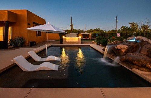 North Scottsdale Maison | Private Desert Oasis with Pool & Hot Tub, Game Room | Family & Pet Friendly
