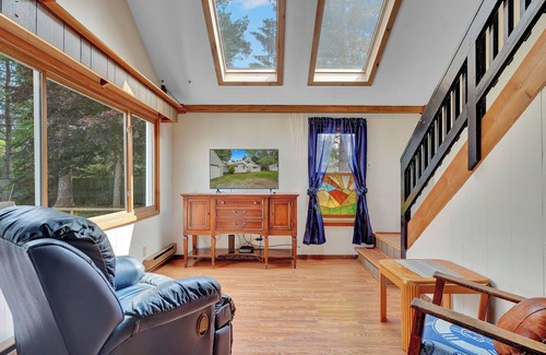 Lime Lake-Machias Cottage | Private Dock & Lake Views: Home on Lime Lake