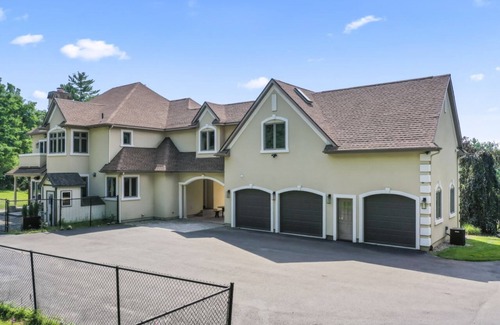Town of Schodack Maison | Secluded Lux Mansion Pool Home with Amazing Views