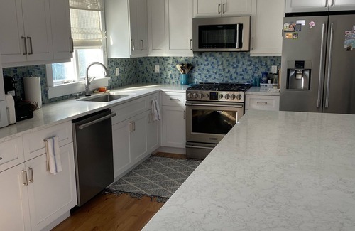 Silver Beach Maison | Private heated pool and spacious yard. 5 minute walk to the beach.