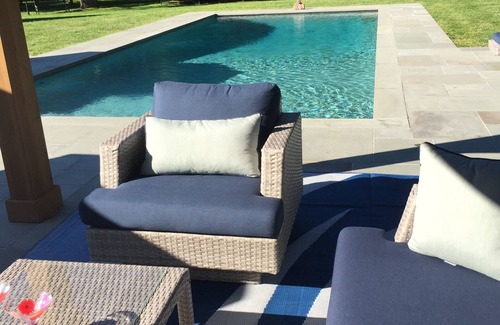 Silver Beach Maison | Private heated pool and spacious yard. 5 minute walk to the beach.