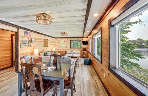 Smyrna Maison | Private Island Home in Belding with Dock and Grill!