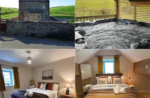 Airton Maison | PRIVATE LUXURY Barn Stay with Hot Tub and OUTDOOR ENTERTAINMENT, YORKSHIRE DALES SLEEPS 10!
