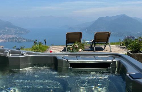 Carciano Lit Et Petit-Déjeuner | Private Luxury Spa & Silence Retreat with Spectacular View over the Lake Maggiore