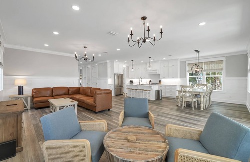 Bid-a-wee Beach Maison | Private pool! Private Beach access just steps away, Sleep up to 20!