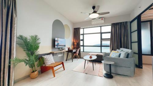Downtown Kota Kinabalu Appartement | Private Royal Top-Floor Corner, Stunning Oceanview Luxury Stay -Mango House6