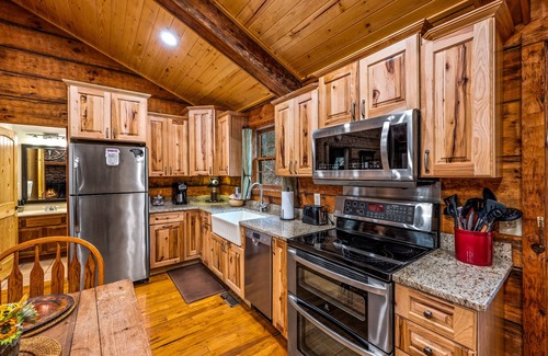 Townsend Cabine | Charming & Private Mountain Cabin Near the Park with Pool and Fitness Access