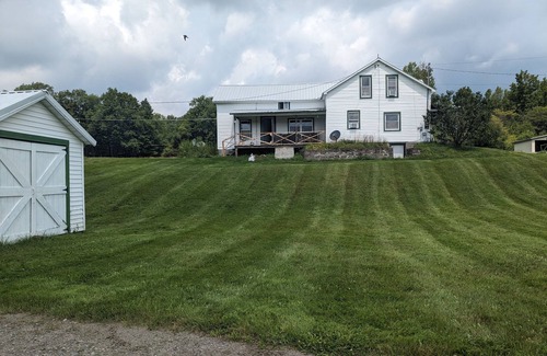 Osceola Location De VR | Private tent camping SITE#1 along the Salmon River on 165-acre Farm