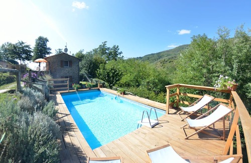 Pontito Villa | Maison de vacances privée avec piscine privée, WIFI, climatisation, TV, terrasse, vue panoramique