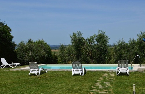 Ponte di Gabbiano Villa | Maison de vacances privée avec WIFI, climatisation, piscine privée, TV, véranda, près de Sienne