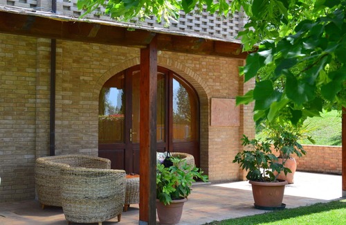 Ponte di Gabbiano Villa | Maison de vacances privée avec WIFI, climatisation, piscine privée, TV, véranda, près de Sienne