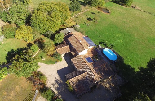 Lacapelle-Biron Villa | Propriété en Périgord Agenais, vue imprenable , piscine, SPA, Sauna, privatifs.