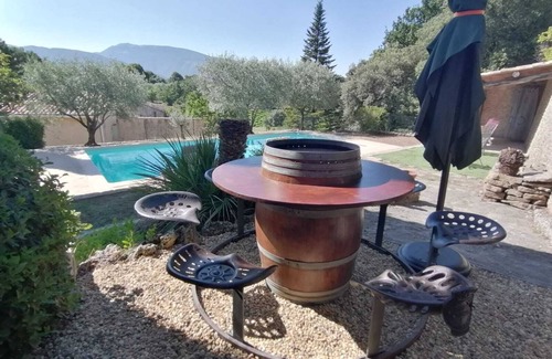 Merindol-les-Oliviers Maison | MAISON PROVENCALE avec piscine face au MONT VENTOUX
