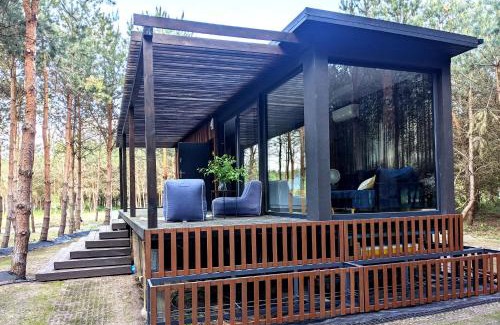 gmina Grabow nad Pilica Appartement | Przeszklony Tiny House w Lesie