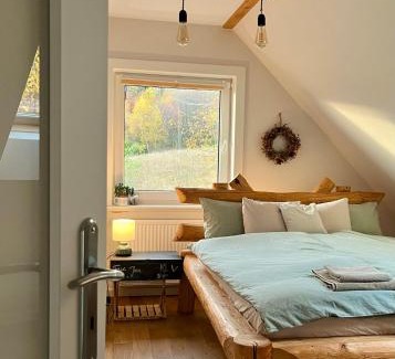 gmina Kamienica Maison | Przysiółek Flądrówka - Dom na odludziu z widokiem na Gorce i Tatry