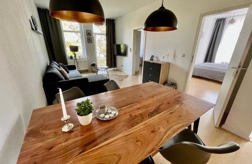 Eutritzsch Appartement | Purer Luxus mit 2 Schlafzimmern, Balkon und Privat-Parkplatz