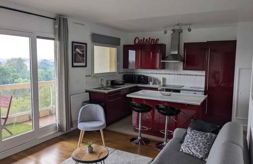 Gambetta Appartement | Puteaux - Appartement vue Tour Eiffel