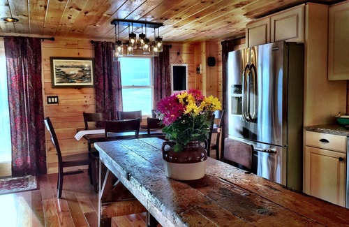 Lochmere Cabine | Nouvelle cabane en rondins de luxe sur le lac Winnisquam Perfect Family Retreat