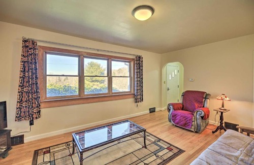 Atkins Maison | Quaint Creekside Home with Spacious Deck and Yard