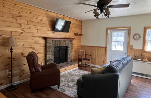 Deer River Maison | Quaint whole house, very private , fireplace, pet friendly, 30 min. to ADK park