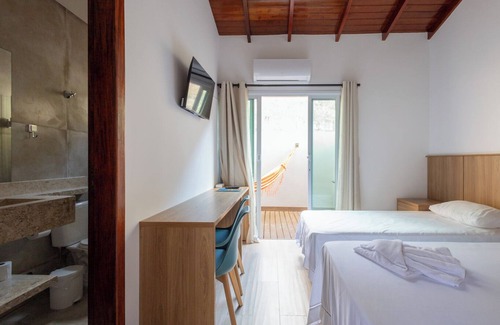 Pontal da Cruz Lit Et Petit-Déjeuner | Quarto com Wi-Fi, ar-condicionado e a 300m do mar