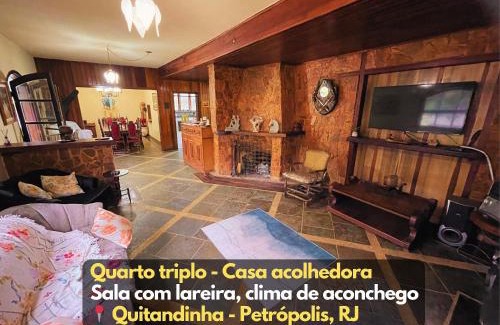 Quitandinha Maison | Quarto triplo em Casa confortável - Petrópolis RJ - Anfitrião mora no local
