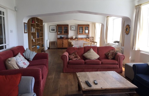 Sheringham Maison | Queen Mary House: Très grande maison de vacances avec de superbes vues sur la mer