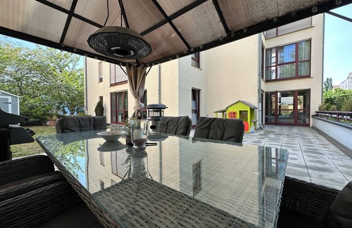 Taucha Copropriété | Quiet apartment close to the city Taucha/Leipzig terrace/garden and balcony 2x bathroom/toilet