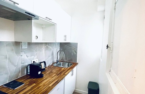 Saint-Ouen Appartement | Studio tout équipé calme et lumineux quartier Pleyel