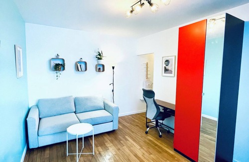 Saint-Ouen Appartement | Studio tout équipé calme et lumineux quartier Pleyel