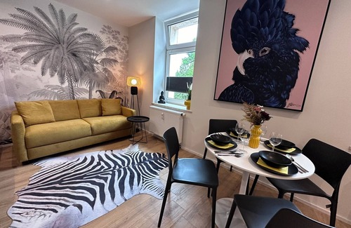 Kropeliner-Tor-Vorstadt Appartement | Quiet, cozy holiday apartment “DSCHUNGEL" (Jungle) in the middle of the city